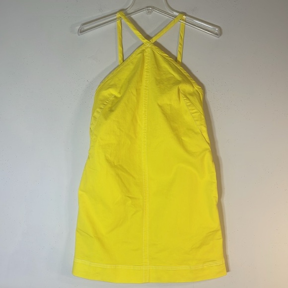 Anthropologie Yellow Halter Mini Dress - Picture 2 of 13
